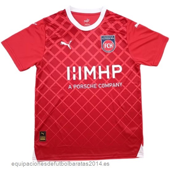 Nuevo Tailandia 1ª Camiseta Heidenheim 23/24 Rojo Baratas